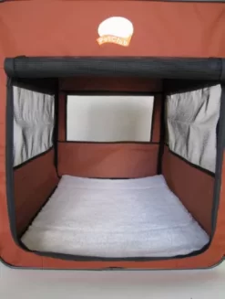 Go Pet Club Polyester Soft Dog Crate, 18 In., Brown -Pet Supply Store 1336108 A3