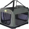 Go Pet Club Polyester Soft Dog Crate, 28 In., Sage