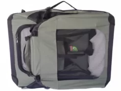 Go Pet Club Polyester Soft Dog Crate, 28 In., Sage -Pet Supply Store 1336128 A2