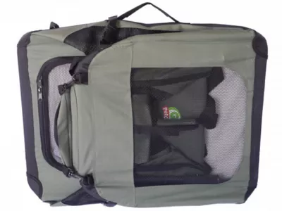 Go Pet Club Polyester Soft Dog Crate, 40 In., Sage 3 Go Pet Club Polyester Soft Dog Crate, 40 In., Sage - Image 3