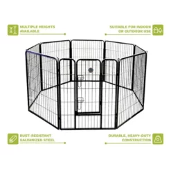 Go Pet Club 40 In. Heavy Duty Pet Exercise Play Pen -Pet Supply Store 1336314 A5