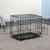 Go Pet Club 2-Door Metal Dog Crate With Divider, 24 In.