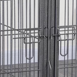 Go Pet Club Heavy-Duty 2-Door Metal Stackable Cat/Dog Crate With Divider And Water Bowls, 44.25 In. 16 Go Pet Club Heavy-Duty 2-Door Metal Stackable Cat/Dog Crate With Divider And Water Bowls, 44.25 In. -Pet Supply Store 1336377 A8