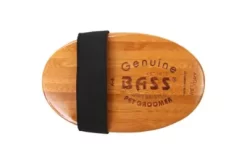 Bass Style & Detangle 100% Premium Alloy Pin Pet Grooming Brush With Pure Bamboo Handle, Palm Style, Oak Wood Finish -Pet Supply Store 1350494 A4