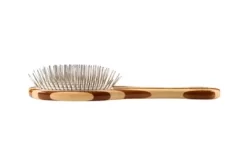Bass Style & Detangle Pet Brush, 100% Premium Alloy Pin, Pure Bamboo Handle, Medium, Oval Striped Finish, A9 - SB 7 Bass Style & Detangle Pet Brush, 100% Premium Alloy Pin, Pure Bamboo Handle, Medium, Oval Striped Finish, A9 - SB -Pet Supply Store 1350501 A2