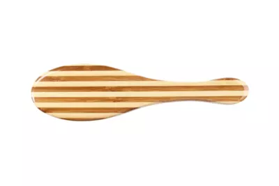 Bass Style & Detangle Pet Brush, 100% Premium Alloy Pin, Pure Bamboo Handle, Medium, Oval Striped Finish, A9 - SB 5 Bass Style & Detangle Pet Brush, 100% Premium Alloy Pin, Pure Bamboo Handle, Medium, Oval Striped Finish, A9 - SB - Image 5