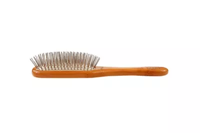 Bass Style & Detangle Pet Brush, 100% Premium Alloy Pin, Pure Bamboo Handle, Medium, Paddle Oak Wood Finish, A11 - DB 3 Bass Style & Detangle Pet Brush, 100% Premium Alloy Pin, Pure Bamboo Handle, Medium, Paddle Oak Wood Finish, A11 - DB - Image 3