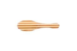 Bass The Hybrid Groomer Shine & Condition Pet Brush, Natural Bristle, Alloy Pin Pure Bamboo Handle, Striped Finish, A13 - SB -Pet Supply Store 1350509 A4