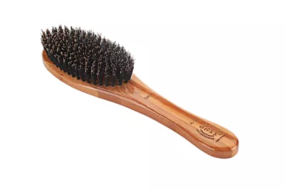 Bass Shine & Condition Pet Brush, 100% Premium Natural Bristle, Pure Bamboo Handle, Full Oval, Oak Wood Finish, A14 - DB 1 Bass Shine & Condition Pet Brush, 100% Premium Natural Bristle, Pure Bamboo Handle, Full Oval, Oak Wood Finish, A14 - DB