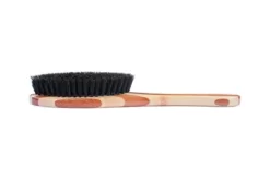 Bass Shine & Condition Pet Brush, 100% Premium Natural Bristle, SOFT Pure Bamboo Handle, Striped Finish, A15 - SB -Pet Supply Store 1350513 A2