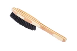 Bass Shine & Condition Pet Brush, 100% Premium Natural Bristle, SOFT Pure Bamboo Handle, Striped Finish, A15 - SB -Pet Supply Store 1350513 A3