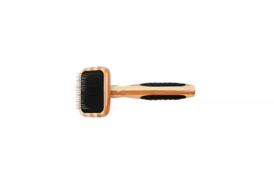 Bass Style & Detangle Pet Comb, 100% Premium Alloy Pin, Staggered Tooth, Pure Bamboo Handle, Striped, A27 - SB 2 Bass Style & Detangle Pet Comb, 100% Premium Alloy Pin, Staggered Tooth, Pure Bamboo Handle, Striped, A27 - SB - Image 2