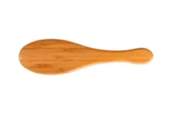 Bass Ultra-Flex Style & Detangle Pet Brush, Ultra-Flex Nylon Bristle, Pure Bamboo Handle, Full Oval, Oak Wood Finish, A24 - DB -Pet Supply Store 1350532 A4