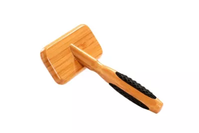 Bass The Rake Style & Detangle Pet Brush, 100% Premium Alloy Pin, Pure Bamboo Handle, Slicker Style, Oak Wood Finish, A28 - DB 4 Bass The Rake Style & Detangle Pet Brush, 100% Premium Alloy Pin, Pure Bamboo Handle, Slicker Style, Oak Wood Finish, A28 - DB - Image 4