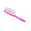 Bass Style & Detangle Pet Brush, 100% Premium Alloy Pin, High Polish Acrylic Handle, Small, Oval, 57 - PYP
