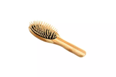 Bass The Green Brush Style & Detangle Pet Brush, 100% Premium Bamboo Pin, Pure Bamboo Handle, Small, Oval, Striped Finish, 15P 1 Bass The Green Brush Style & Detangle Pet Brush, 100% Premium Bamboo Pin, Pure Bamboo Handle, Small, Oval, Striped Finish, 15P