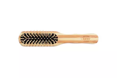 Bass The Green Brush Style & Detangle Pet Brush, 100% Premium Bamboo Pin, Pure Bamboo Handle, Medium, Paddle Striped Finish, 17P 2 Bass The Green Brush Style & Detangle Pet Brush, 100% Premium Bamboo Pin, Pure Bamboo Handle, Medium, Paddle Striped Finish, 17P - Image 2