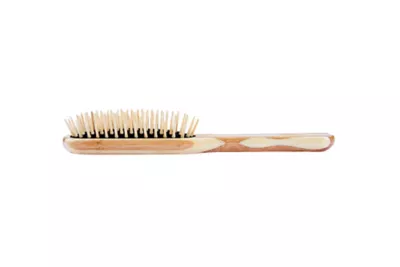 Bass The Green Brush Style & Detangle Pet Brush, 100% Premium Bamboo Pin, Pure Bamboo Handle, Medium, Paddle Striped Finish, 17P 3 Bass The Green Brush Style & Detangle Pet Brush, 100% Premium Bamboo Pin, Pure Bamboo Handle, Medium, Paddle Striped Finish, 17P - Image 3