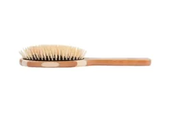 Bass The Green Brush Style & Detangle Pet Brush, 100% Premium Bamboo Pin, Pure Bamboo Handle, Large, Oval, Striped Finish, 20P -Pet Supply Store 1350558 A2