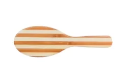 Bass The Green Brush Style & Detangle Pet Brush, 100% Premium Bamboo Pin, Pure Bamboo Handle, Large, Oval, Striped Finish, 20P -Pet Supply Store 1350558 A4
