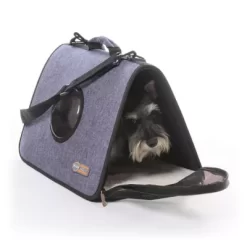 K&H Pet Products Lookout Pet Carrier, Large, Denim, 20 In. X 12.75 In. X 11 In.