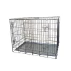 KennelMaster 2-Door Steel Folding Pet Kennel Pet Crate, 36 In.