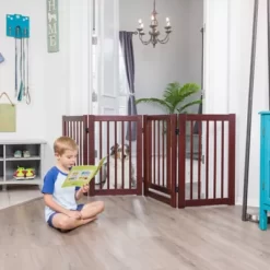 Primetime Petz 30 In. 360 Configurable Pet Gate With Door -Pet Supply Store 1359380 A3