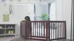 Primetime Petz 30 In. 360 Configurable Pet Gate With Door -Pet Supply Store 1359380 VIDEO 1 480x270 1200k