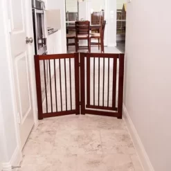 Primetime Petz 30 In. Walnut 360 Pet Gate Extension Kit With Door