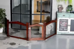 Zoovilla 2-in-1 1-Door MDF Pet Crate And Gate -Pet Supply Store 1420861 A4