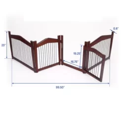 Zoovilla 2-in-1 1-Door MDF Pet Crate And Gate -Pet Supply Store 1420861 A5