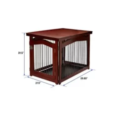 Zoovilla 2-in-1 1-Door MDF Pet Crate And Gate -Pet Supply Store 1420861 A7