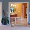 Richell One Touch Pet Gate II Wide, 32.1 In. To 62.8 In., White