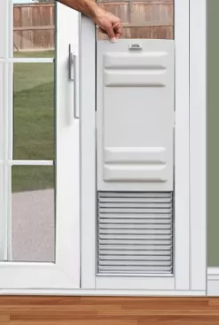 High Tech Pet Sliding Door Insert Patio Pet Door, Large Pet Door Opening Regular Height 15 High Tech Pet Sliding Door Insert Patio Pet Door, Large Pet Door Opening Regular Height -Pet Supply Store 1457545 A4