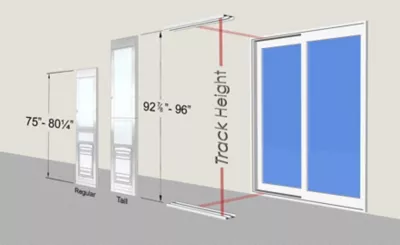 High Tech Pet We Armor Flex Patio Pet Door, Large Opening Tall Height, 10.25 In. X 21 In. Opening 7 High Tech Pet We Armor Flex Patio Pet Door, Large Opening Tall Height, 10.25 In. X 21 In. Opening - Image 7