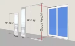 High Tech Pet Armor Flex Pet Door, Extra-Large Opening Tall Height, 12.25 In. X 25 In. Opening 17 High Tech Pet Armor Flex Pet Door, Extra-Large Opening Tall Height, 12.25 In. X 25 In. Opening -Pet Supply Store 1457550 A6