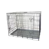 KennelMaster 2-Door Metal Folding Pet Kennel Pet Crate, 30 In.
