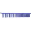 Resco Combination Pet Comb With 1 In. Pins, 6.8 In., Blue, 008RPP-00206