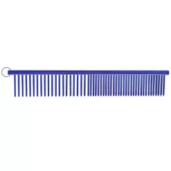 Resco Combination Pet Comb With 1 In. Pins, 6.8 In., Blue, 008RPP-00206
