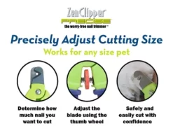 Zen Clipper Precise Adjustable Dog Nail Clipper, Stainless Steel Blades -Pet Supply Store 1547698 A4