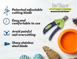 Zen Clipper Precise Adjustable Dog Nail Clipper, Stainless Steel Blades -Pet Supply Store 1547698 A7