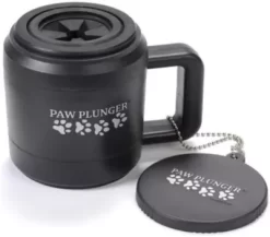 Paw Plunger Medium Portable Dog Paw Cleaner, Black 15 Paw Plunger Medium Portable Dog Paw Cleaner, Black -Pet Supply Store 1547803 A5