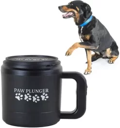 Paw Plunger Medium Portable Dog Paw Cleaner, Black 16 Paw Plunger Medium Portable Dog Paw Cleaner, Black -Pet Supply Store 1547803 A6