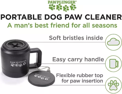 Paw Plunger Large Portable Dog Paw Cleaner 2 Paw Plunger Large Portable Dog Paw Cleaner - Image 2