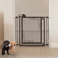 Richell One-Touch Metal Mesh Pet Gate