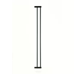 Richell Tall One-Touch Metal Mesh Pet Gate Extension, 4 In. X 0.8 In. X 28 In., Black