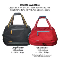 Kurgo Large Explorer Carrier, Black -Pet Supply Store 1592225 A2