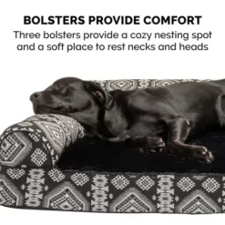FurHaven Southwest Kilim Orthopedic Sofa Dog Bed -Pet Supply Store 1612177 A5
