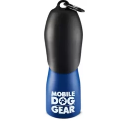 Mobile Dog Gear Stainless Steel Dog Water Bottle, 25 Oz., Medium, Blue -Pet Supply Store 1635947 A2