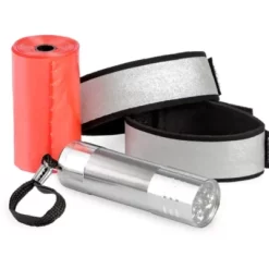 Mobile Dog Gear Day/Night Pet Walking Bags, 6 In. X 2 In. X 7 In., Red, 6 Pc. -Pet Supply Store 1635976 A2